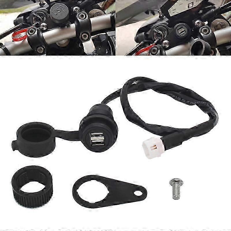 MT-09 SP-MT07 XSR700 XSR900 Tracer용 - 듀얼 USB 충전기 - 플러그 소켓 어댑터, pcy