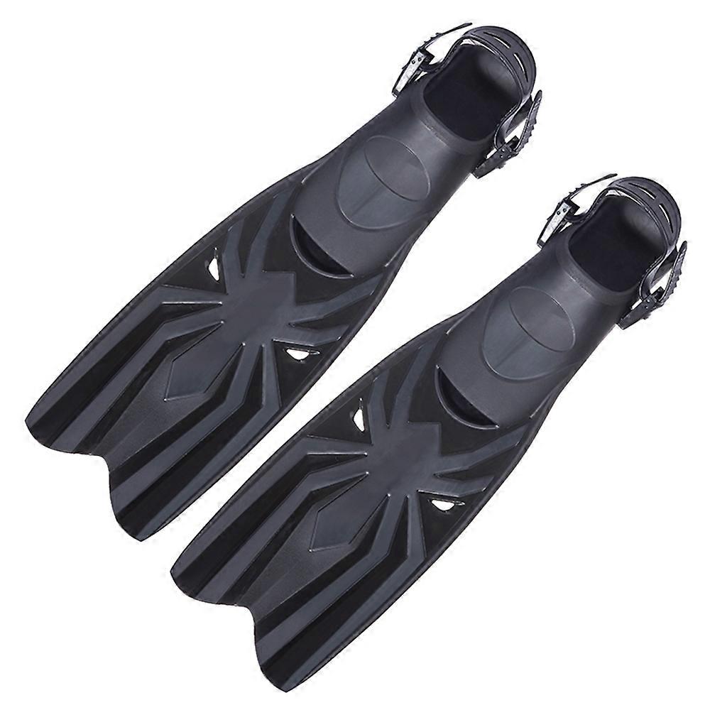 AF700-PVC 1 Paar Freediving Lange Flossen Schnorcheln Flossen Tauchen Ente Füße PVC Strap TPR Fuß Flossen F