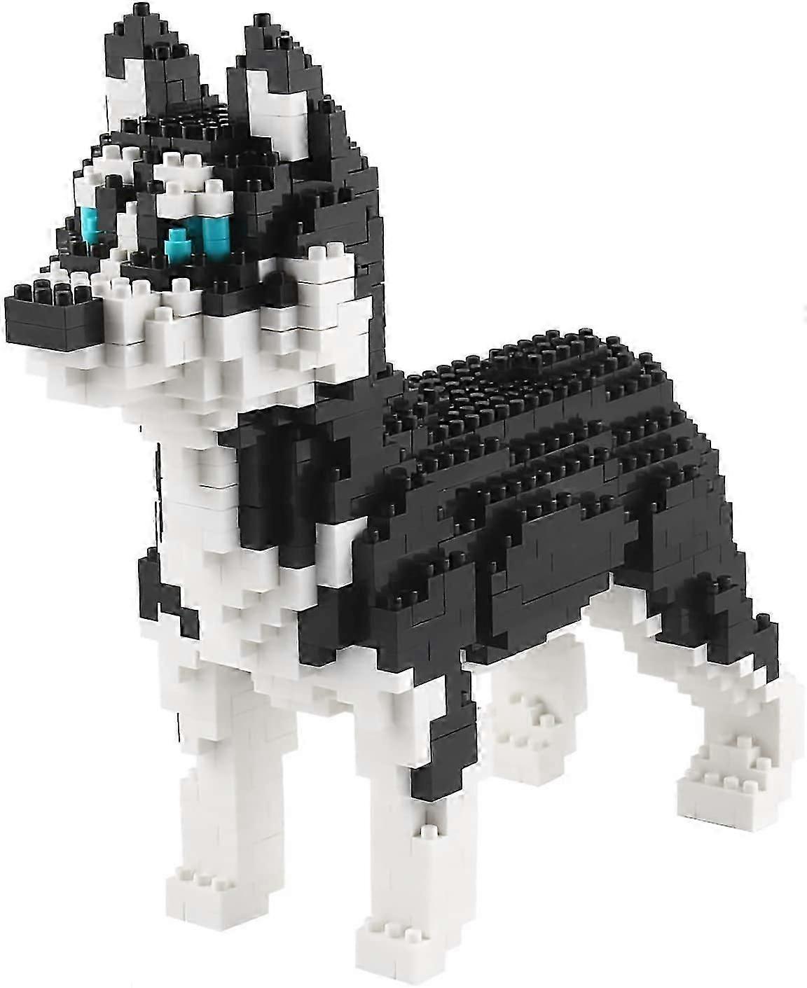 Miniature Dog Blocks, 950 Pieces Kljm-02 (Husky)