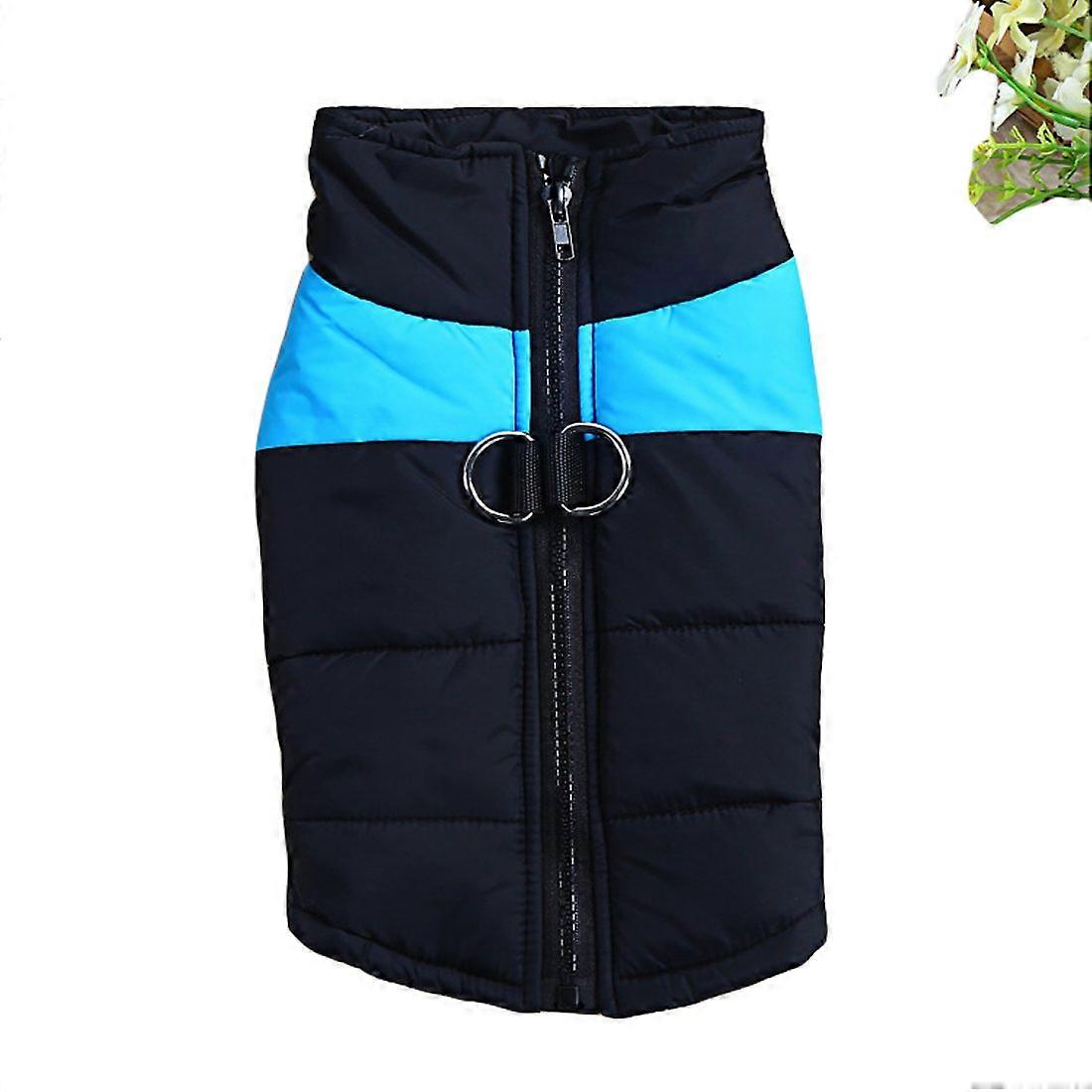 Autumn And Winter Large Dog Warm Jacket Size XL Waterproof Fleece Lined Reflective Trim For Large Breeds