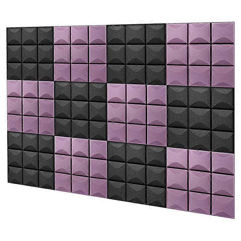12pcs Acoustic Sound Absorbing Foam , Acoustic Panels High Density Foam Boards For Recording Studio