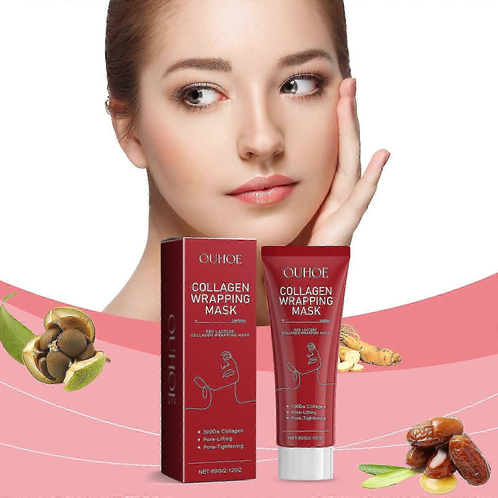 high quality Red latex wrap mask, red latex wrap mask, collagen peeling mask, night collagen wrap mask