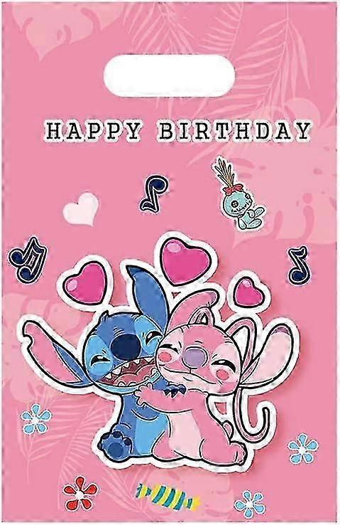 30pcs Lilo and Stitch Birthday Party Gift Bags Candy Bags Goody Bags Lilo and Stitch Birthday Party Supplies Decorations (30pcs)
