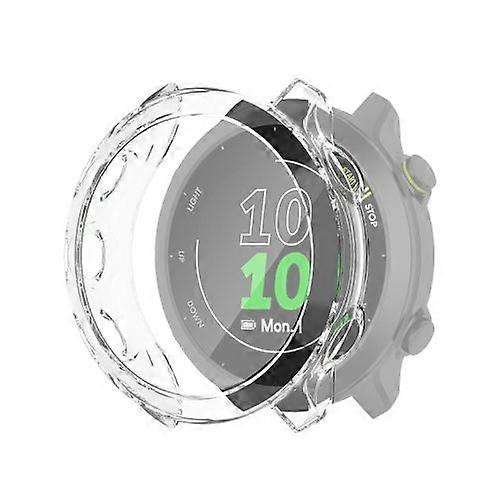 For Garmin Forerunner 158 / 55 Half Coverage Hollowed TPU Protective Case