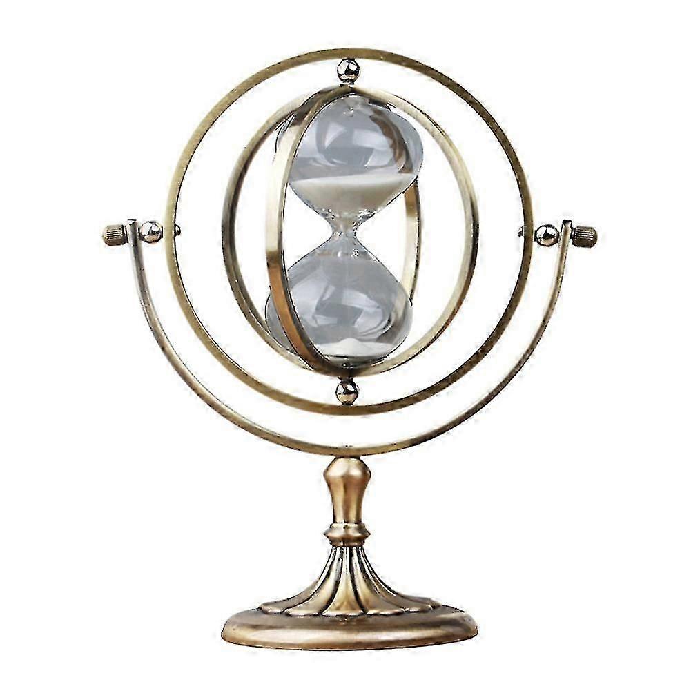 Nordic Hourglass Rotating Hourglass Decoration Globe Ornaments Hourglass Hourglass Timer Room Decora