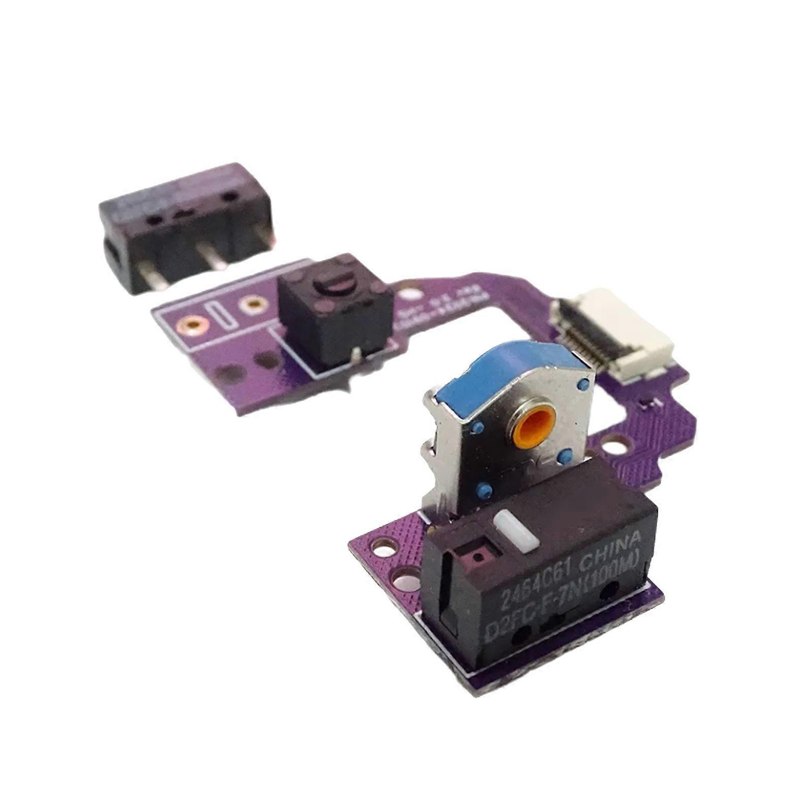 Hot Swap Mouse Button Module External Button Module MicroSwitch Button Board for GPROX Superlight2 Multicolor