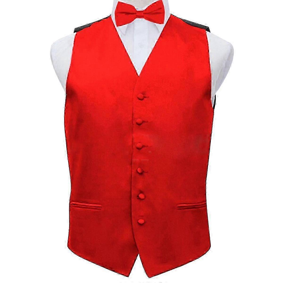Herren Classic Solid Casual Anzug Weste Weste