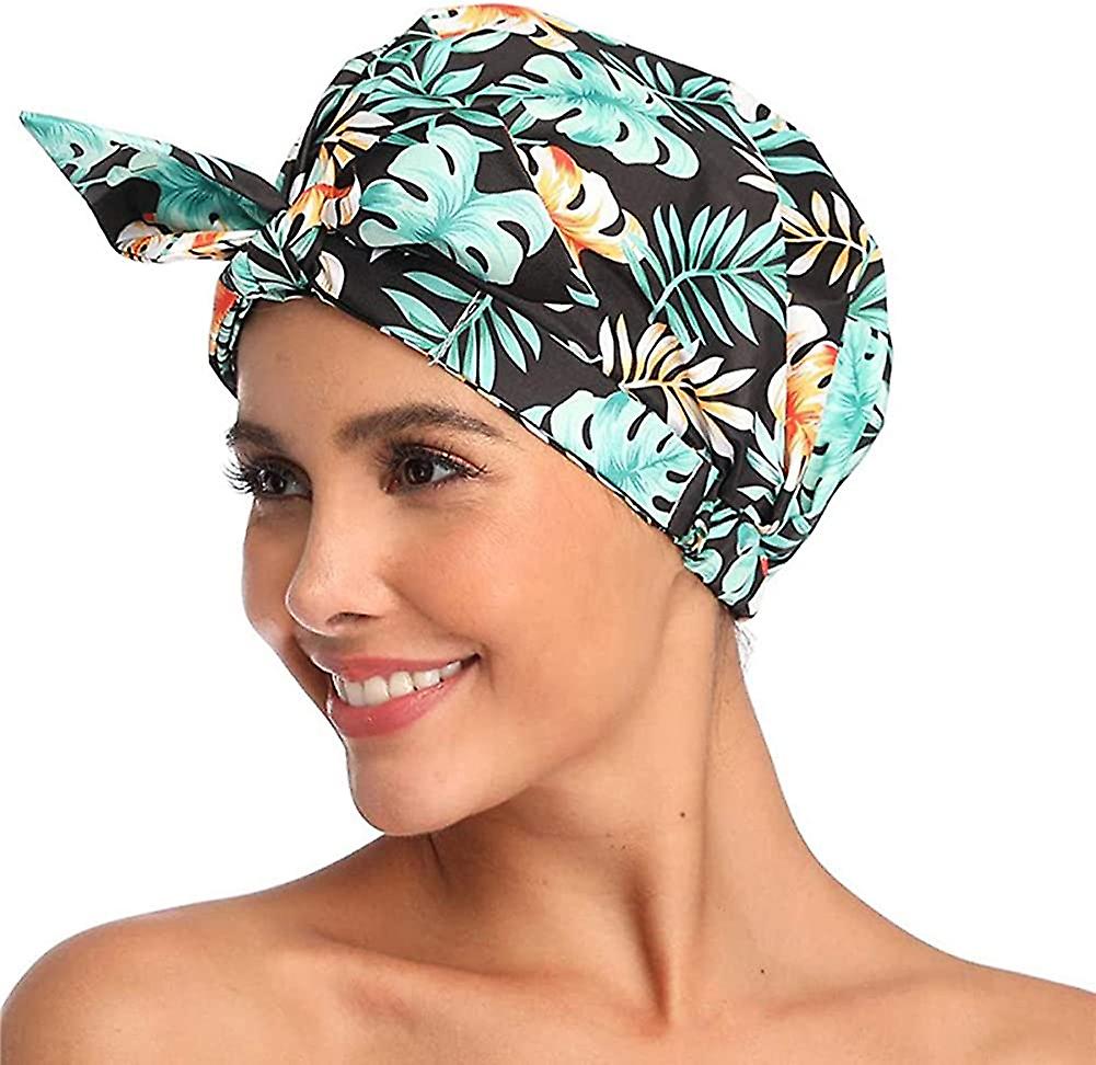 Waterproof Elastic Shower Cap Reusable 