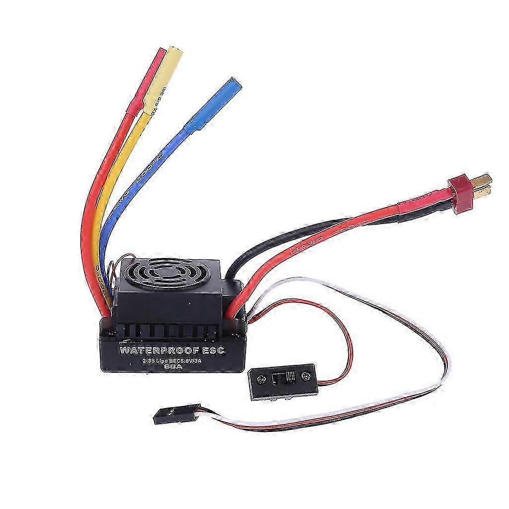 Waterproof 60a Brushless Esc Electric Speed Controller Builds In 5.8v / 3a Bec F