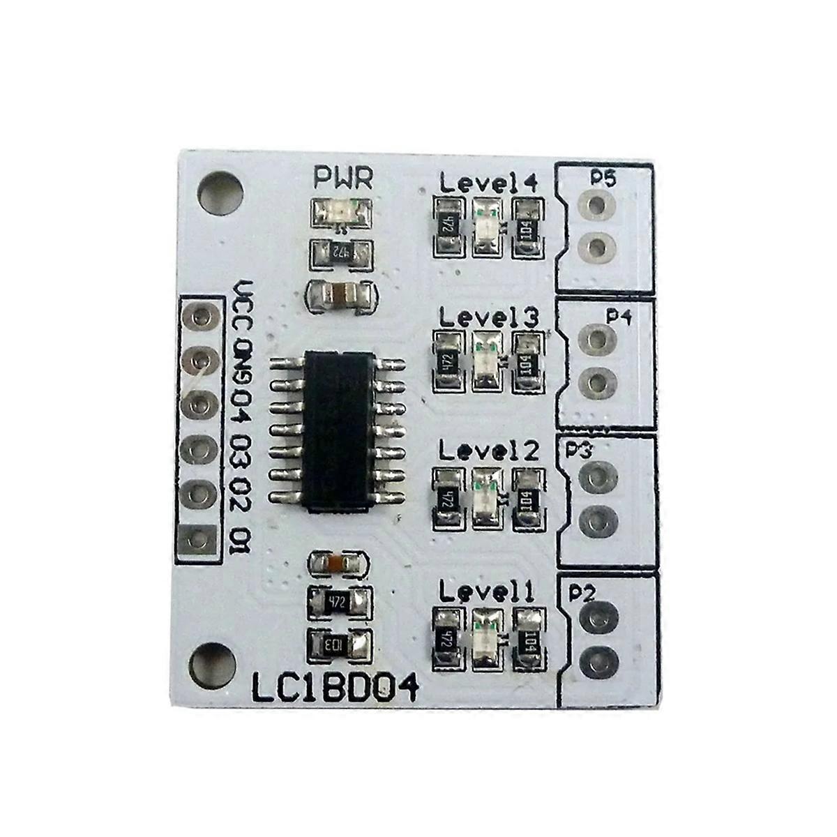 DC 5V 4 Digitale Wasserstandsanzeigeplatine Flüssigkeitssensor-Controller-Modul für Arduiuo Aquarium Wasserturm ohne Pin