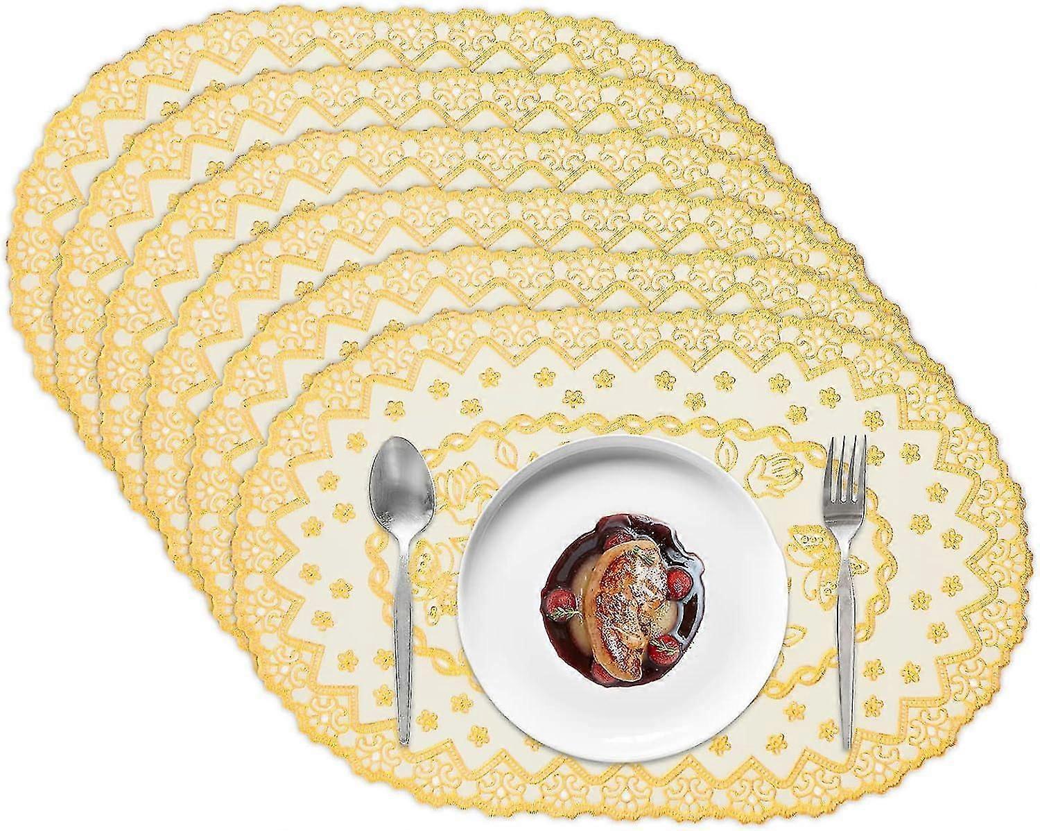 Lot De 6 Sets De Table, Sets De Table, Sets De Table Pour Table  Dner, Sets De Table Dors Pour Table De Cuisine