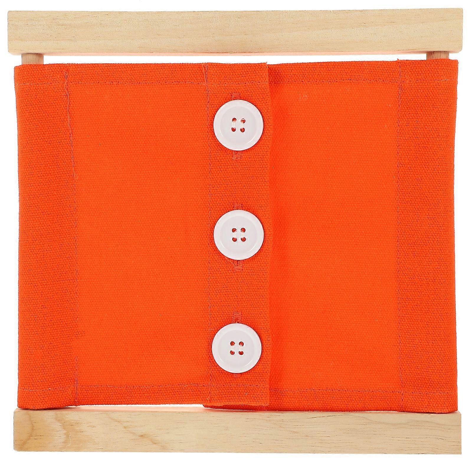 Learning Sensory Toy Basic Skill Busy Board Button Dressing Toy Kindergarten Tie Toy Sensory Toy