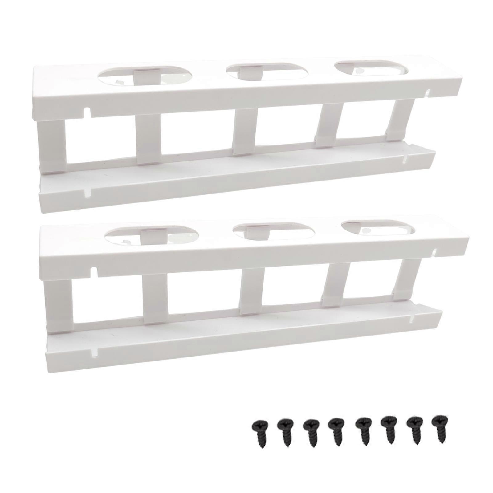 cables management Tray Metal Under Desk Cord Organizes Cord Management Solution Simple Installs for Homes & Office Use  White