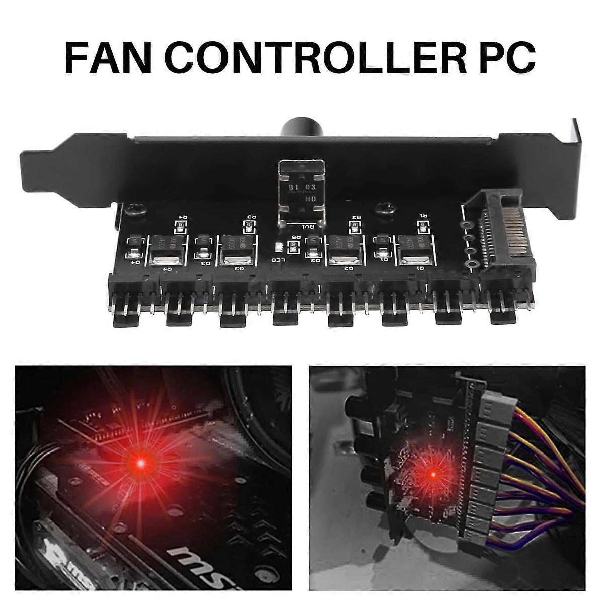 Cooling Fan Speed Controller for CPU Case HDD VGA PWM Fan (SATA)