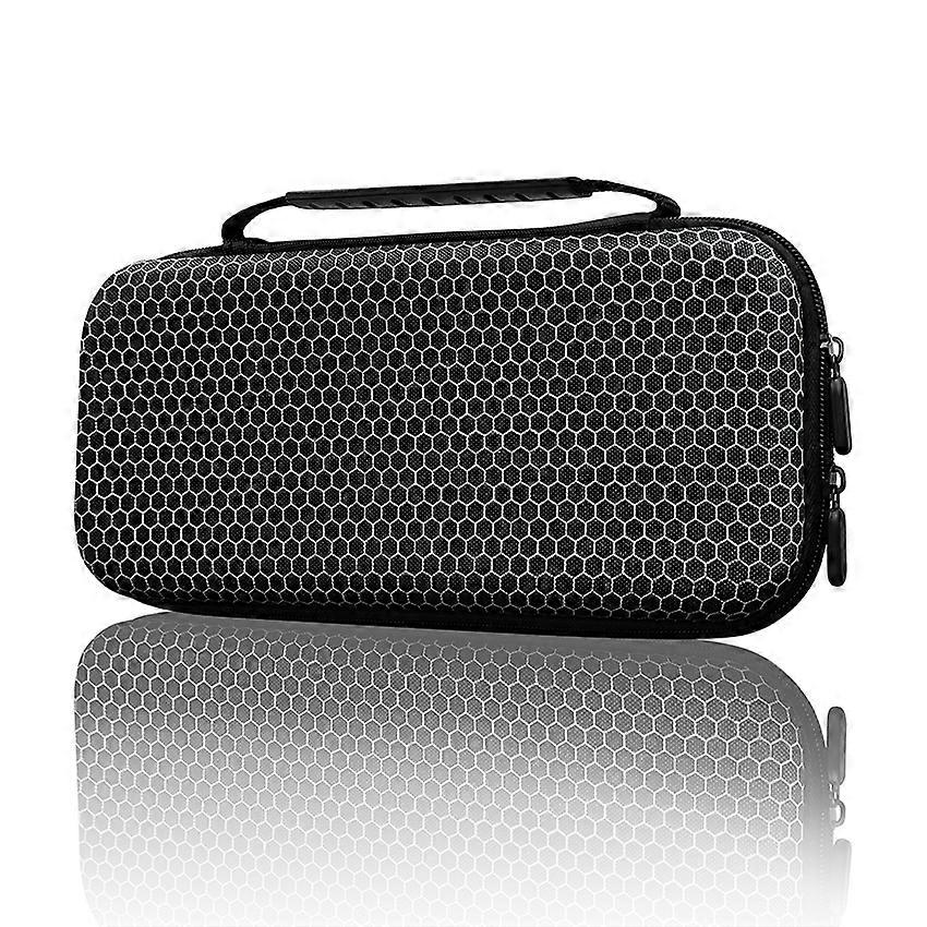 Host Portable Storage Bag Storage Tote Bag Accessories for Switch2 Shockproof and Drop-proof with Card Pocket (Black)