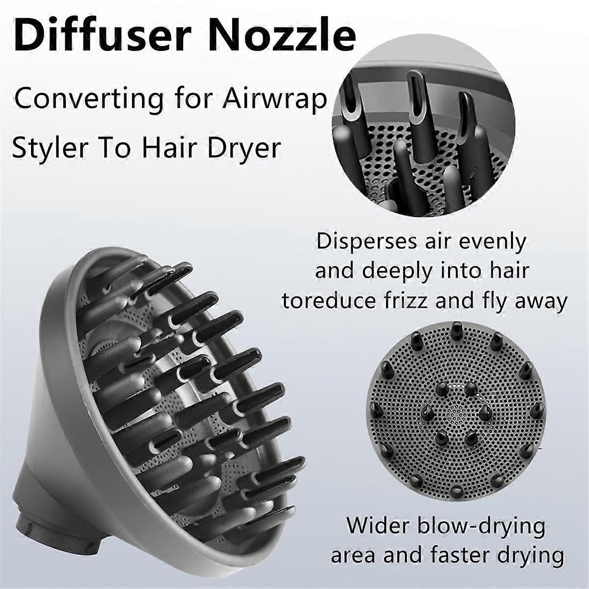 For Hair Dryer Diffuser Attachment+Filter Brush-A