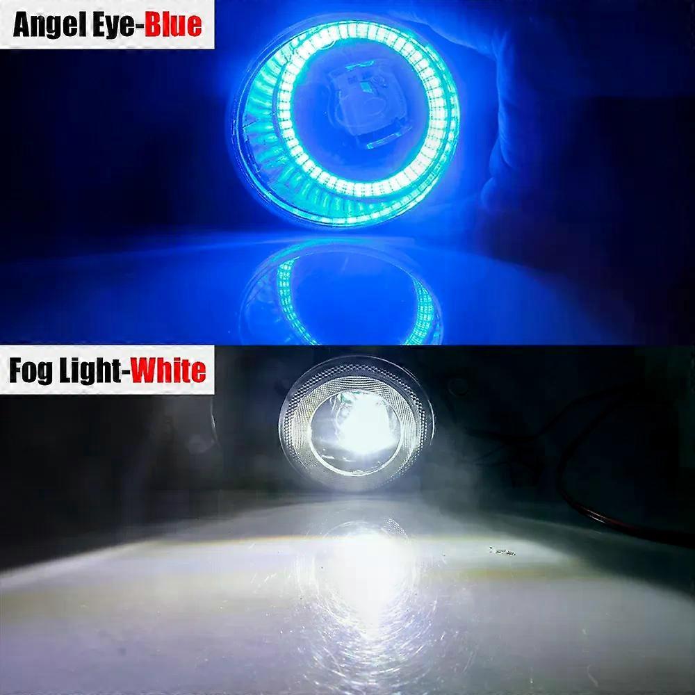 Applies to2 X Car Front Bumper Angel Eye Fog Light Assembly For Lexus IS-F IS F 2008-2013 LED Lens DRL Fog Daytime Running Lamp 40W 12V