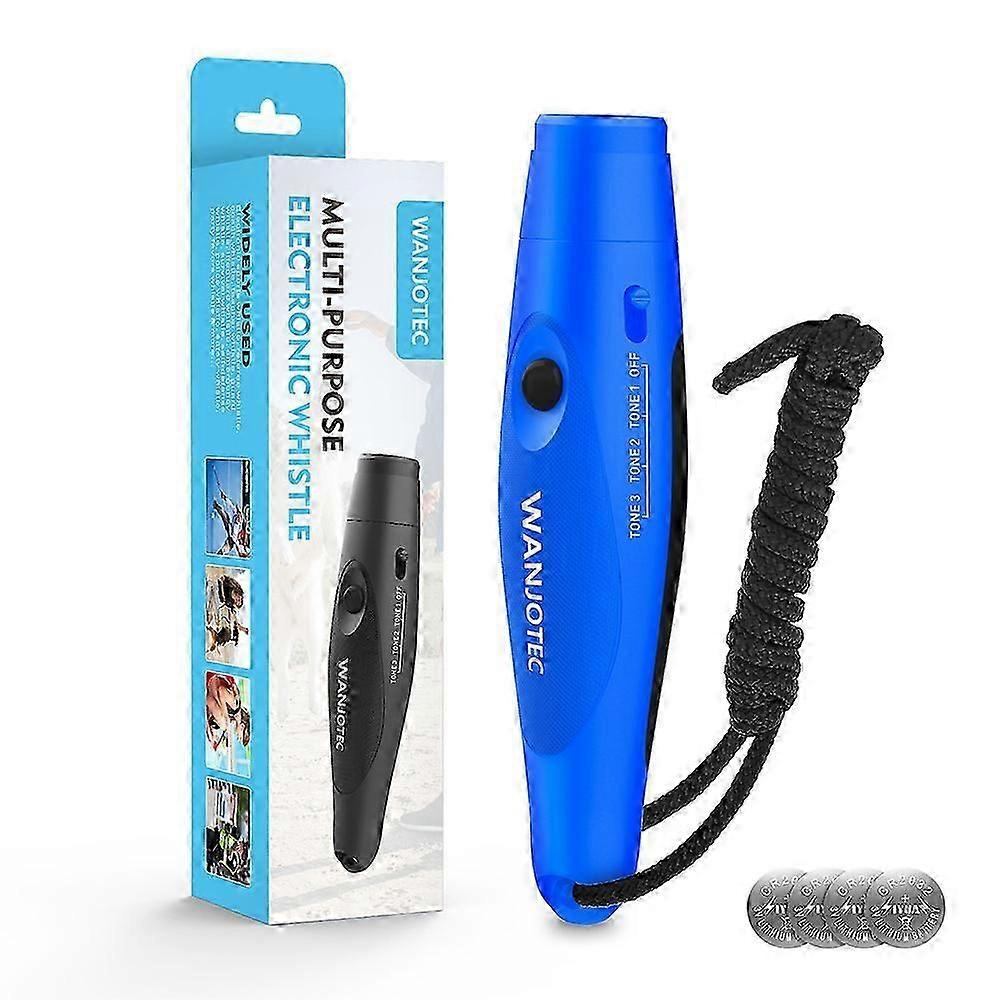 Three-tone Electronic Whistle With Handheld Survival Whistle - JA