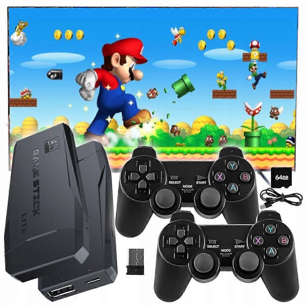 Konsola Retro Gra Telewizyjna Video Emulator + 2 Pads 20000 Games In Polish