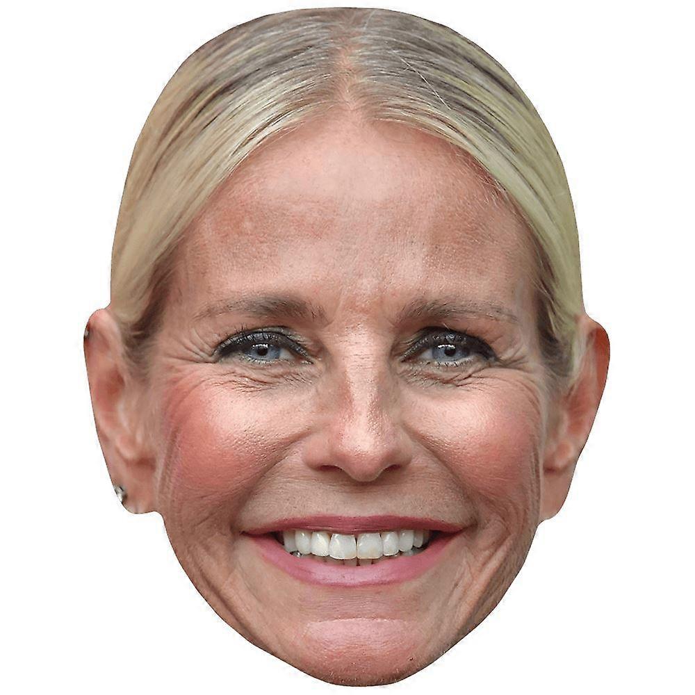 Ulrika Jonsson (Smile) Celebrity Mask, Flat Card Face