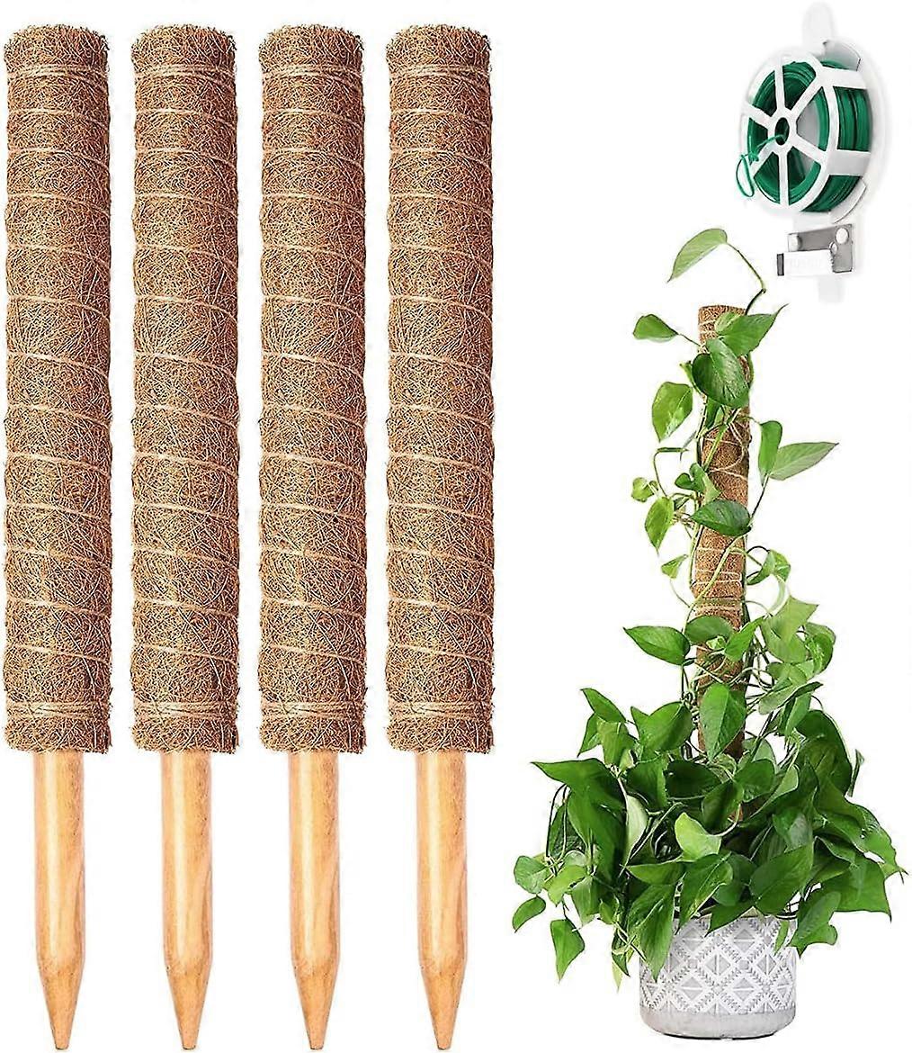 Moss Pole, Coco Coir Fiber, Plant Support, Indoor