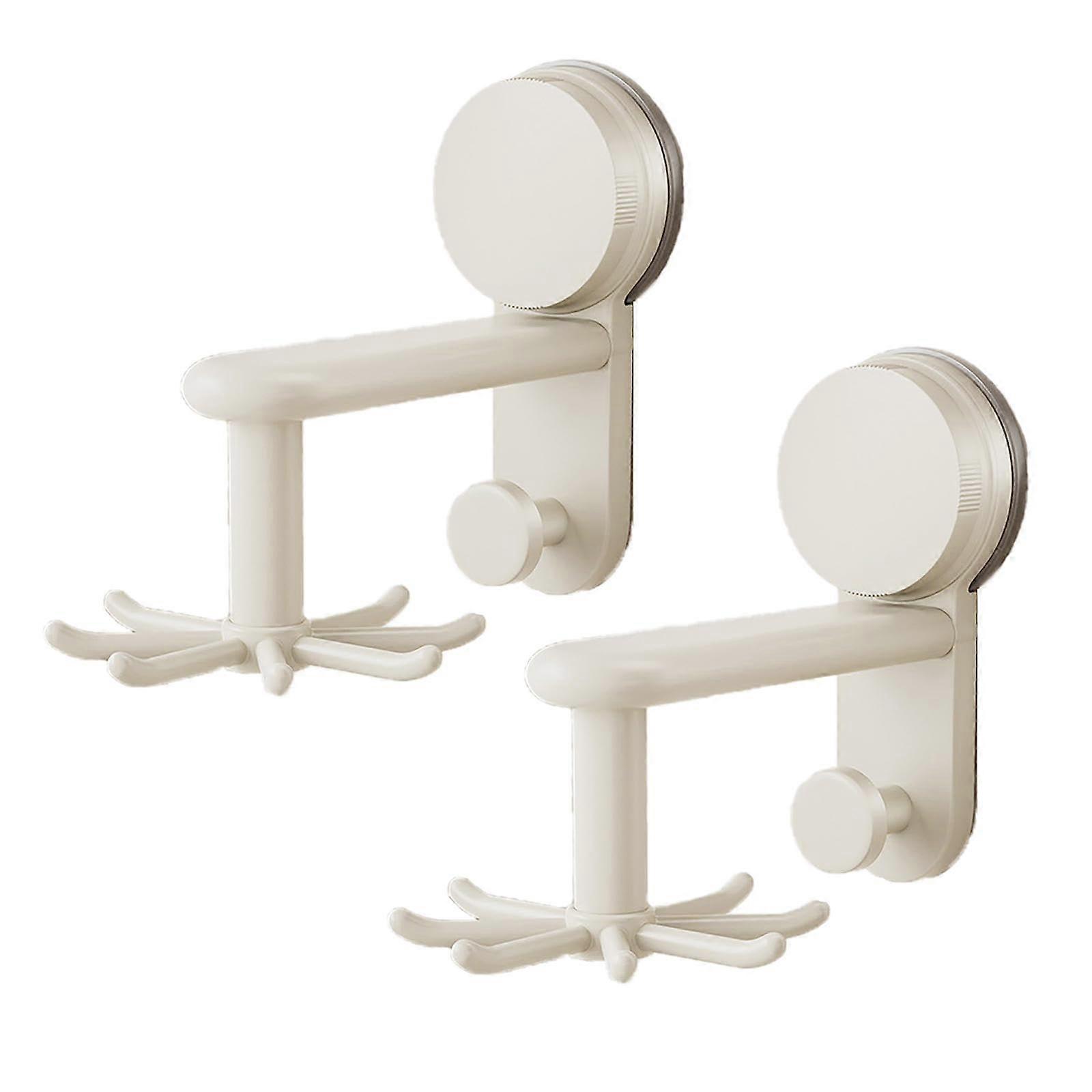 2 Pcs Rotating Hooks for Wall and Cabinet Storage