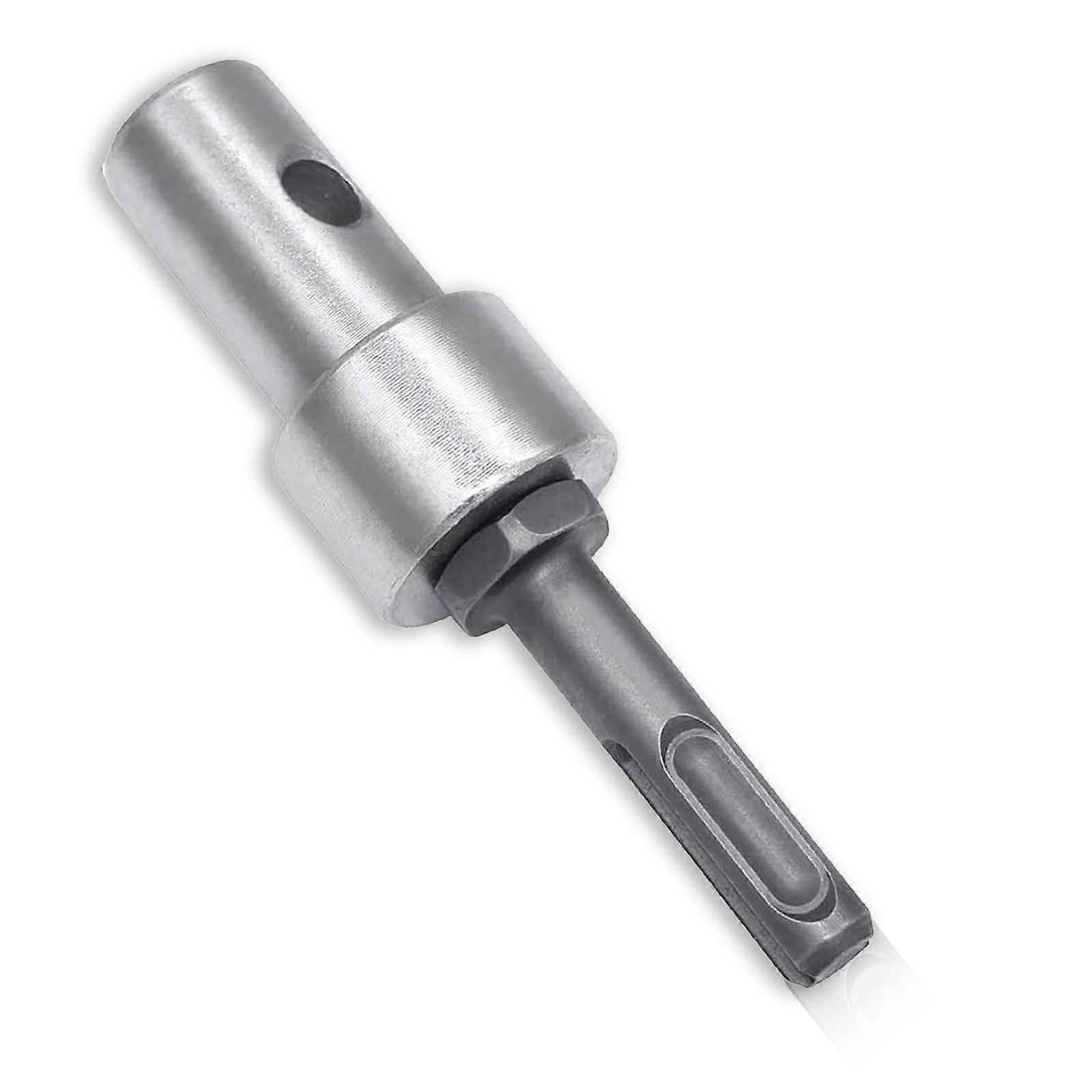 Auger Power Drill Adapter 4.1 Inch SDS Hammer Drill Adapter for Garden and Earth Drill with Keyless Chuck System