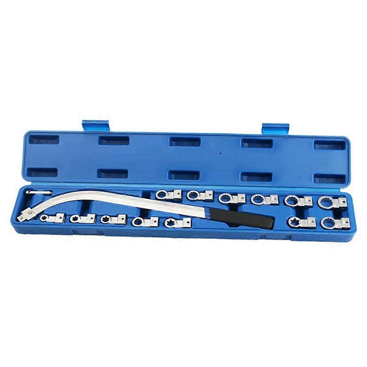 15Pcs Idler Pulley Adjustment Wrench Belt Tension Tensioning Adjuster Lever Tool Extension Wrench W