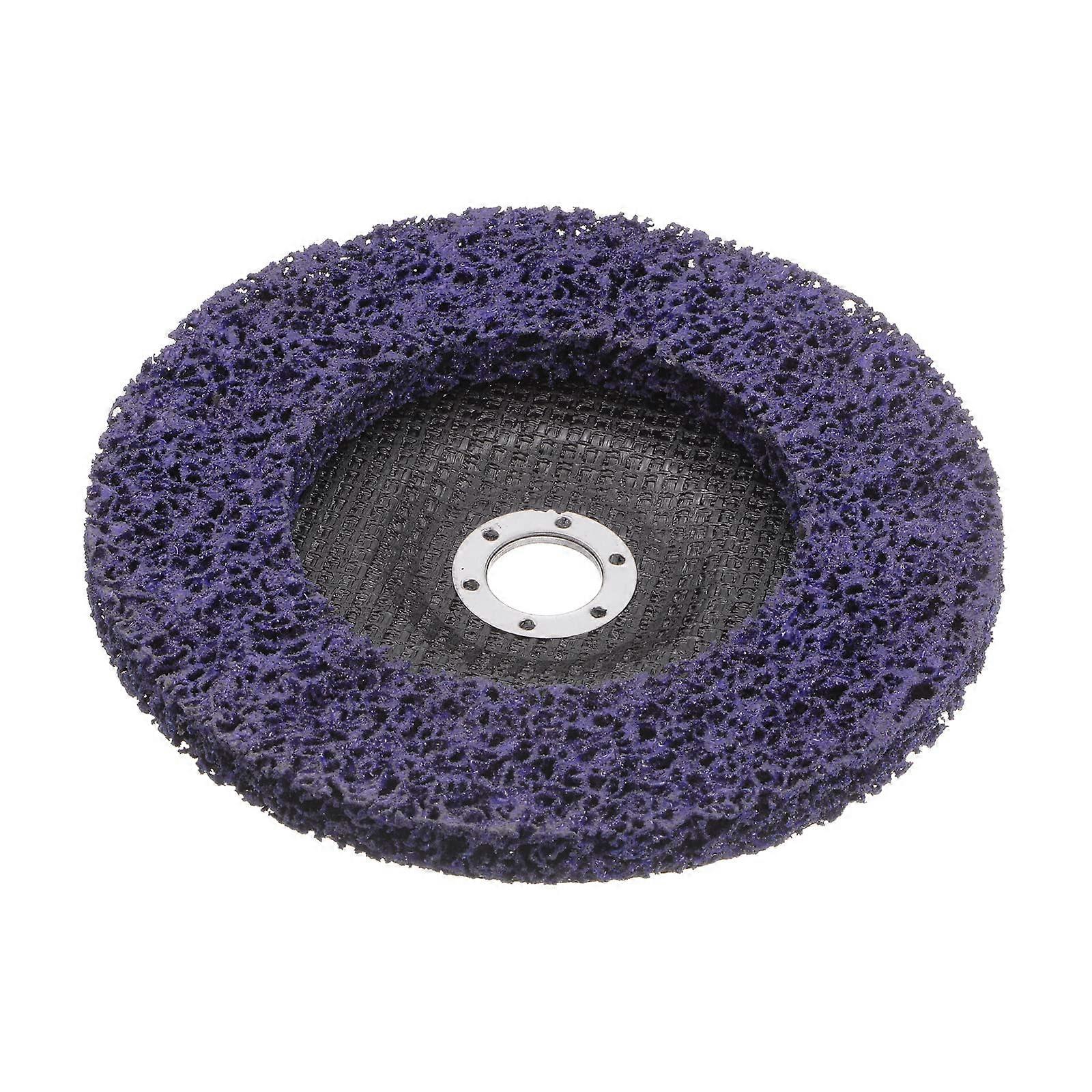 7" Wire Stripping Disc - Angle Grinder Attachment For Paint, Rust, Weld Removal - Purple
