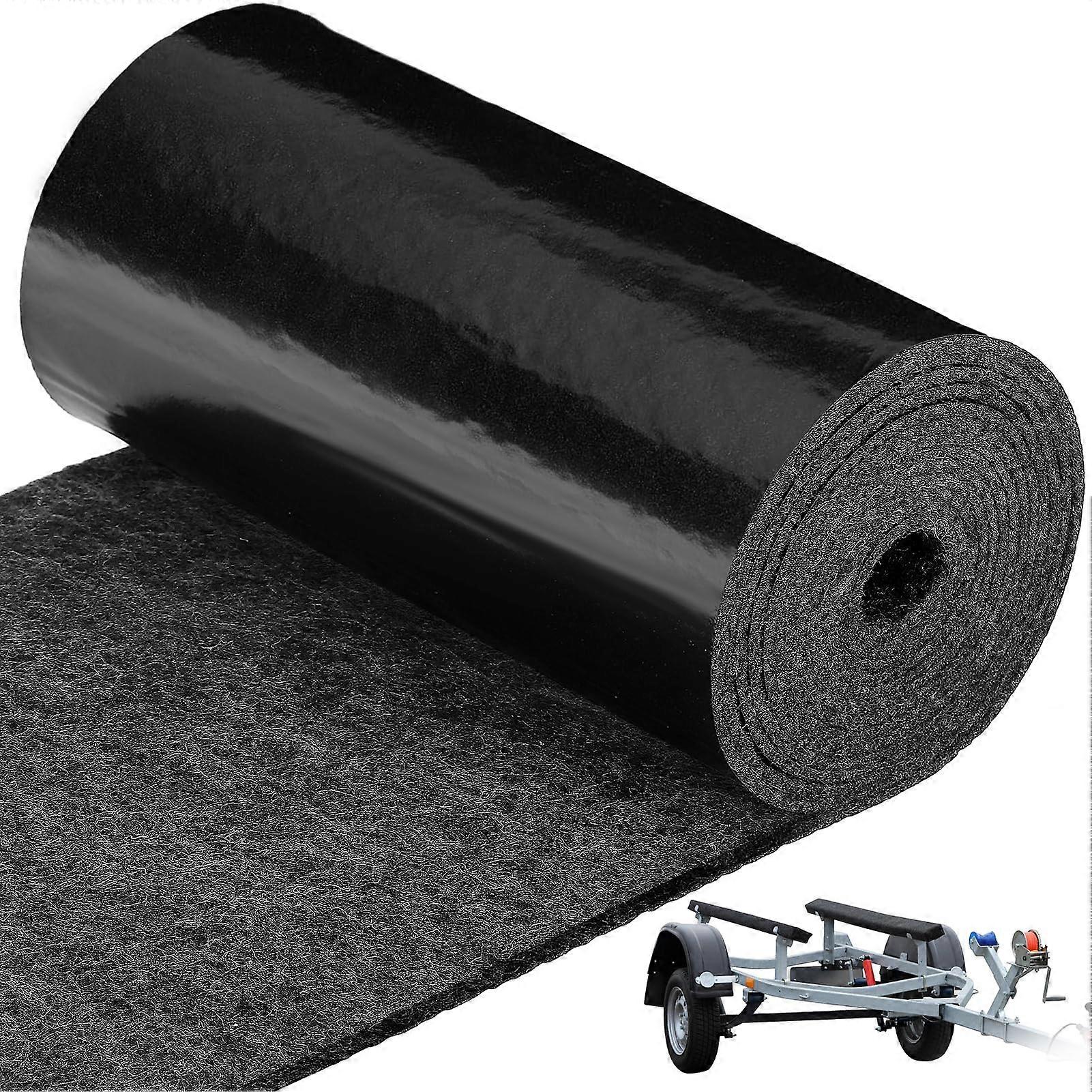Boat Trailer Bunk Carpet 13ft x 12inch 6mm Thick Marine Carpeting for Boat Lift Bunks and Trailers