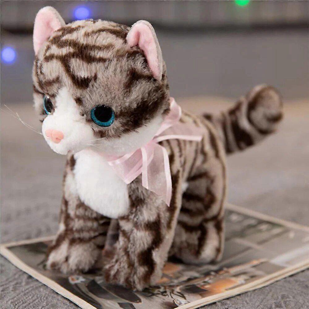 Noua simulare dog și cat copii umplute jucărie de pluș ziua de naștere Cadouri de Crăciun