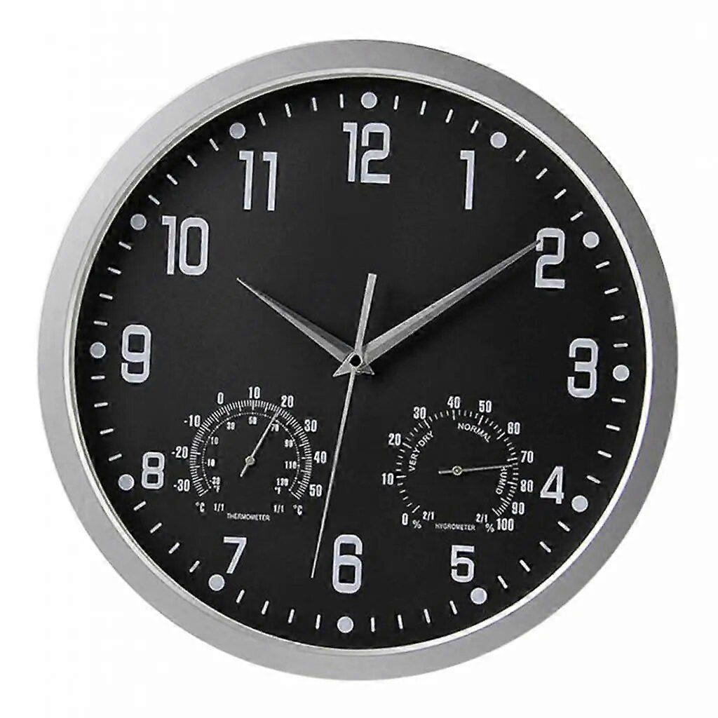 Round Humidity Thermometer Round Wall Clock Thermometer 35cm Easy