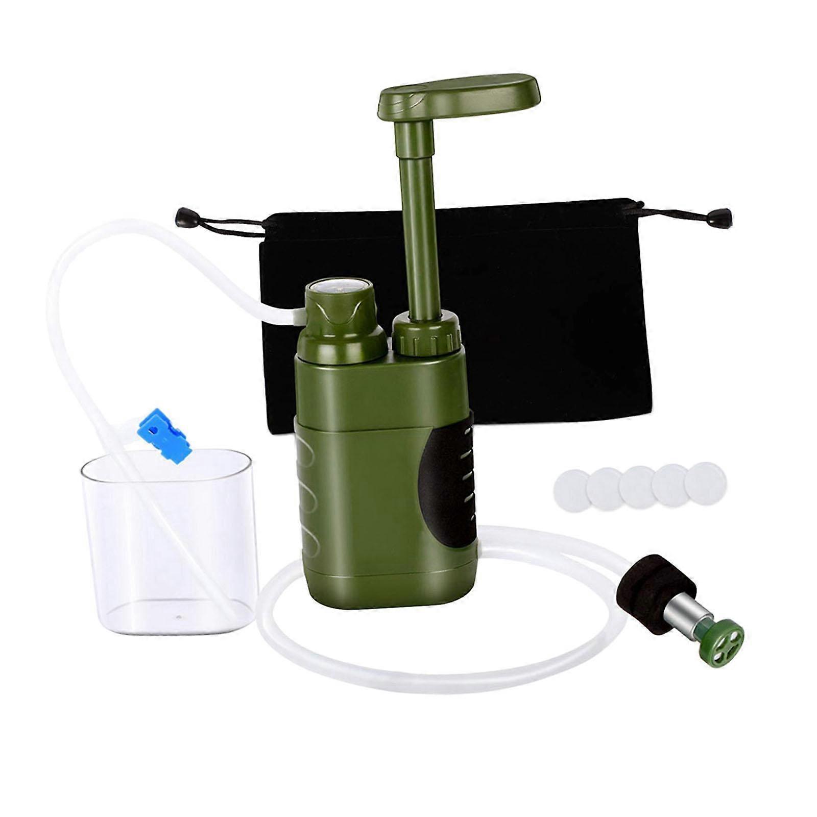 Compact Survival Water Filter Gravity Purifier Filtration Emergency Family