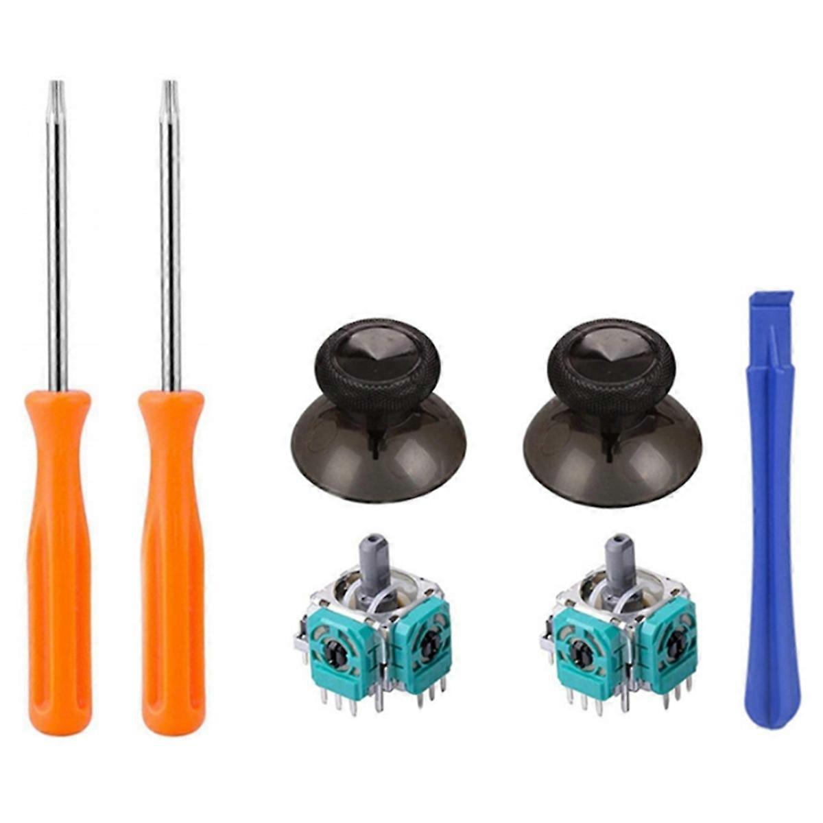 Für Controller 3D Analog Stick Ersatz Joystick 7-teilig