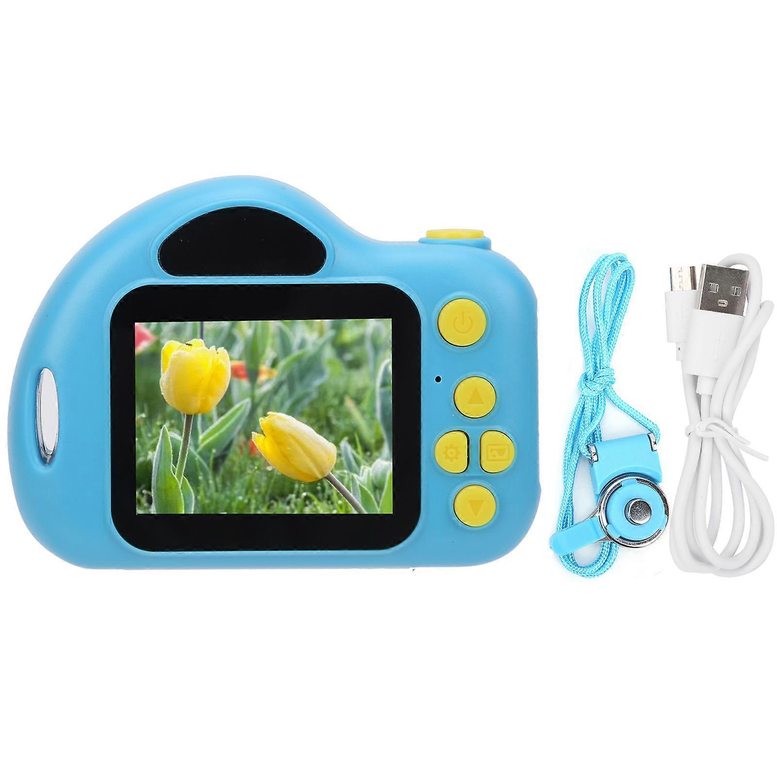 12MP Children Digital Camera 2.0in Color Display Screen Video Recording Camera Blue