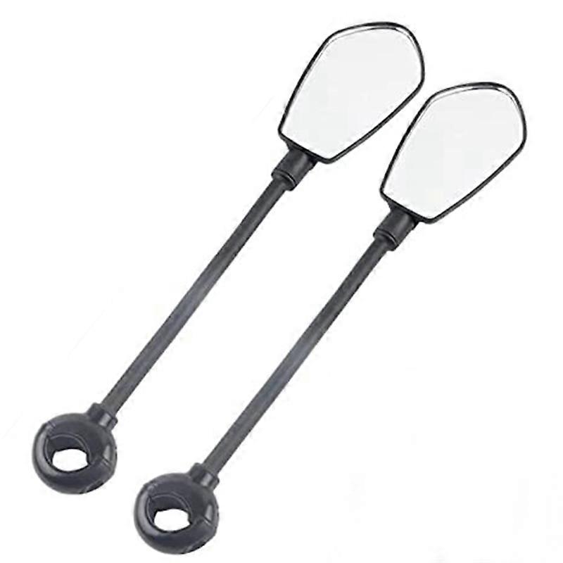 Bicycle Handlebar Rearview Adjustable Light Handlebar Mirror (2PCS)
