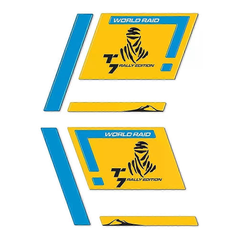 Motorcycle Accessories 3D Epoxy Resin Protection Side Bag Stickers For Yamaha Tenere 700 Rally Edition 2022