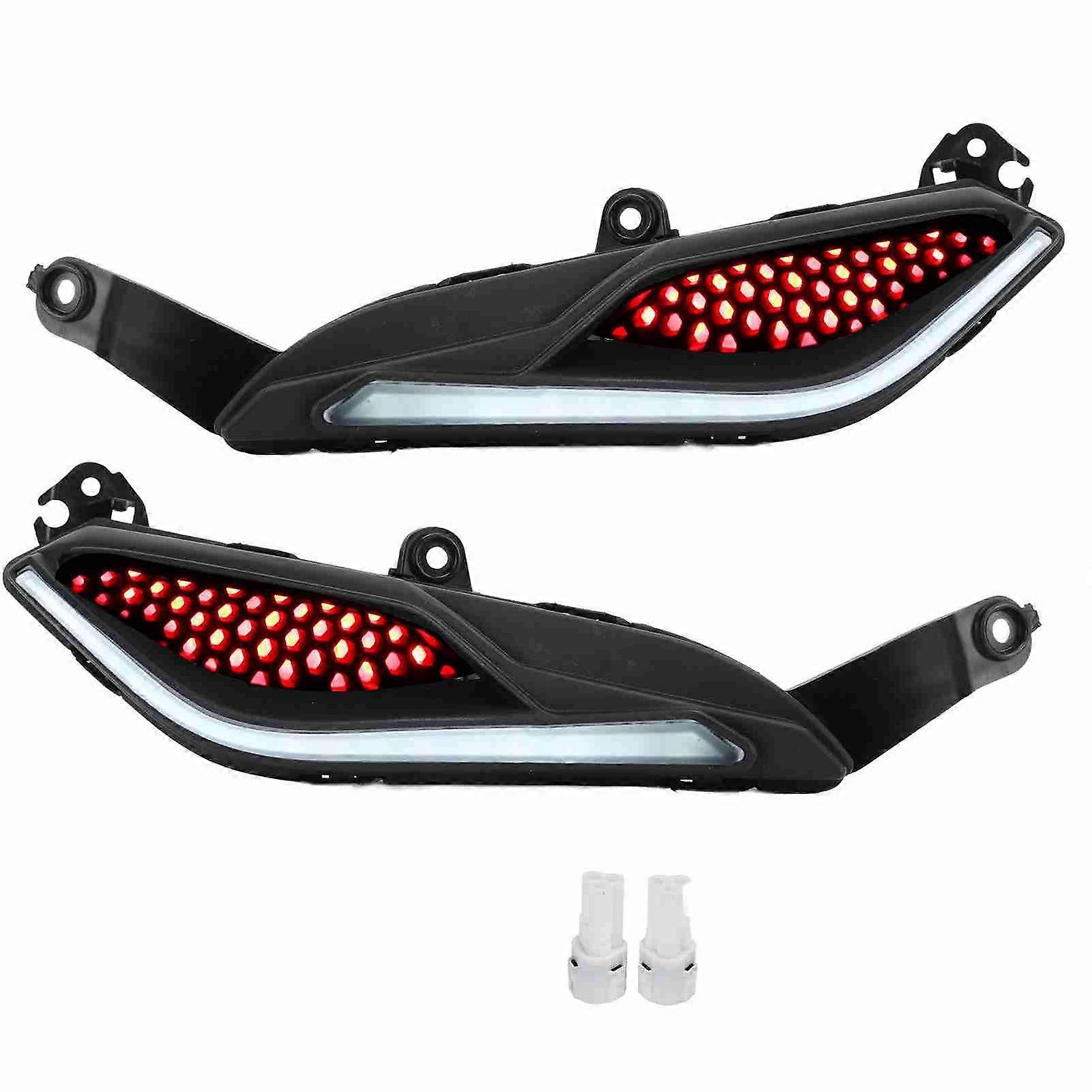 2pcs Motorcycle Indicator Light Left Right IP67 Waterproof High Brightness Replacement for RS 150 RS150R