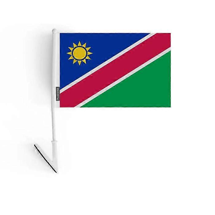 Adhesive flag - Namibia - 14 x 21 cm - 5 pieces - Polyester - Lightweight - Double-sided