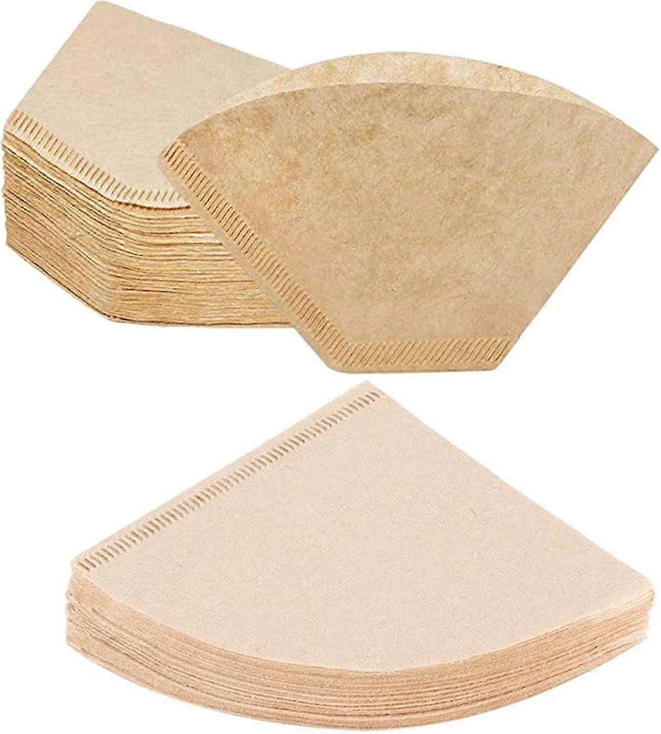 200pcs Conical Coffee Filters, Coffee Filters Unbleached Paper Original Disposable Paper Filters Coffee Filters 2pcs