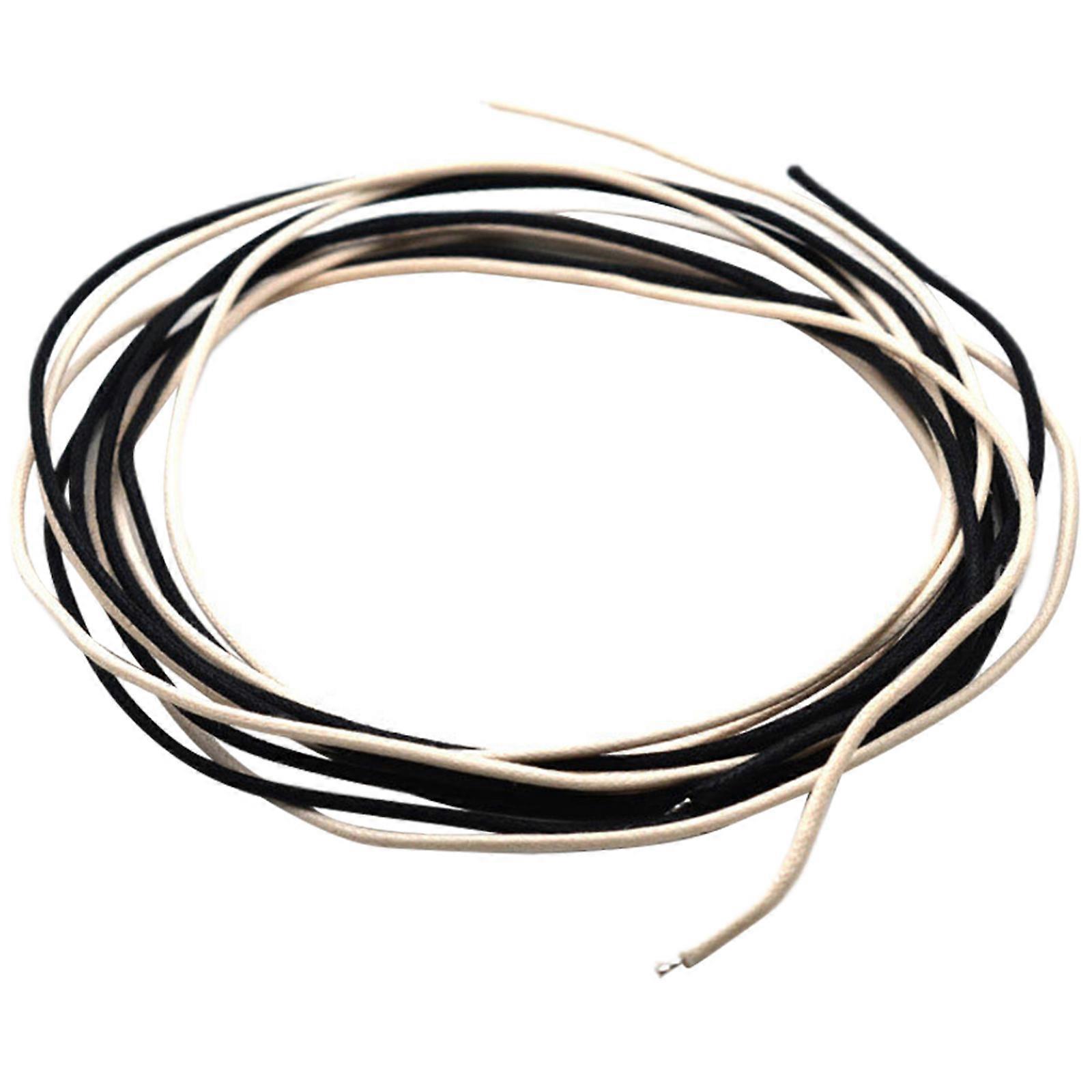 سلك الغيتار القماش المغطى مسبقا 6.5 قدم Pushback 22 Awg Vintage على غرار الغيتار سلك غيتار استبدال أجزاء الغيتار