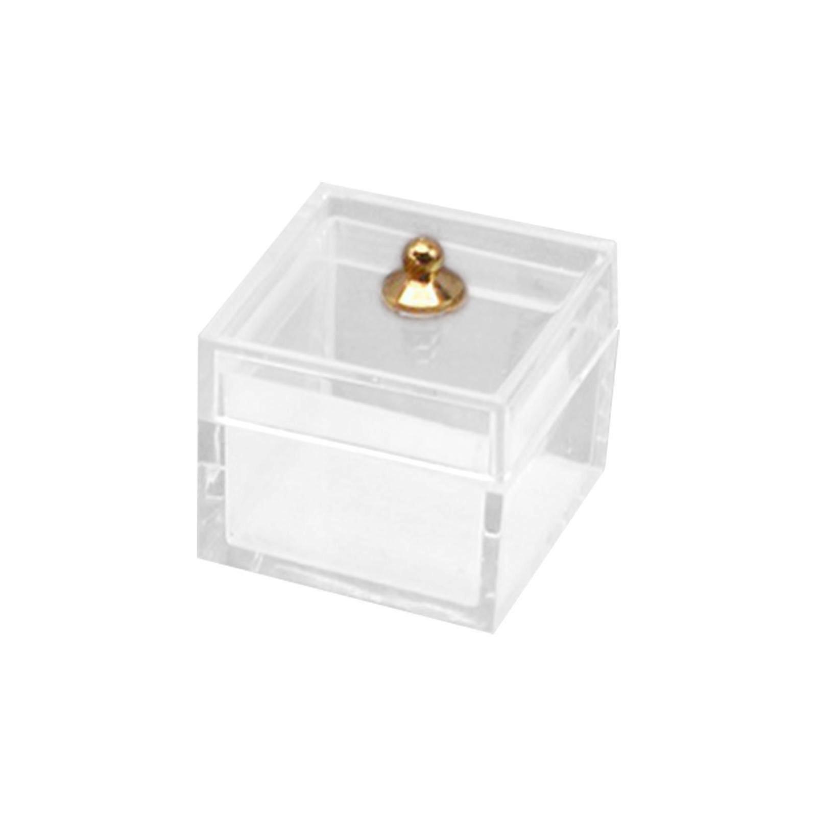 Miniature Doll Display Case Party Accessories Toys for Candy Window Display