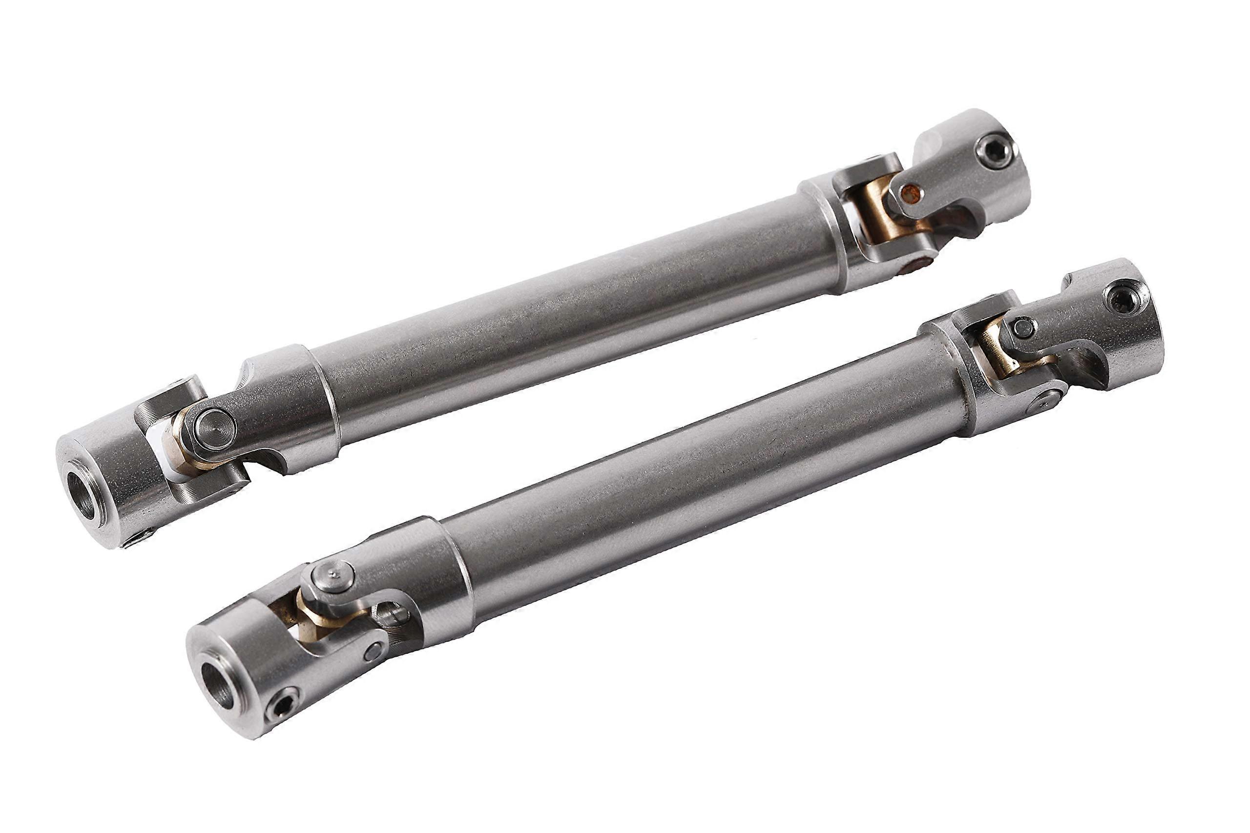 Aluminium Universal Drive Shaft Upgrades for 1/10 SCX10 RC Rock Crawler Truck 110-155 mm Length (2PC Set)