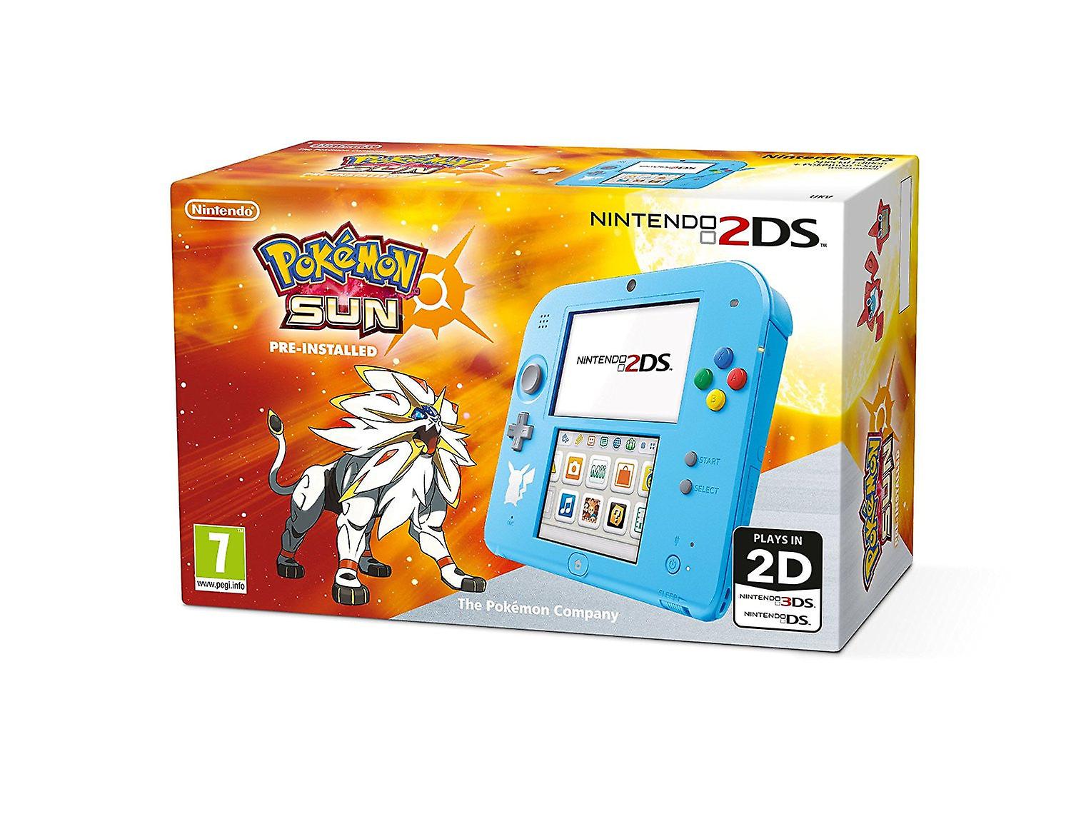 Nintendo 2ds With Pokemon Sun Game Console