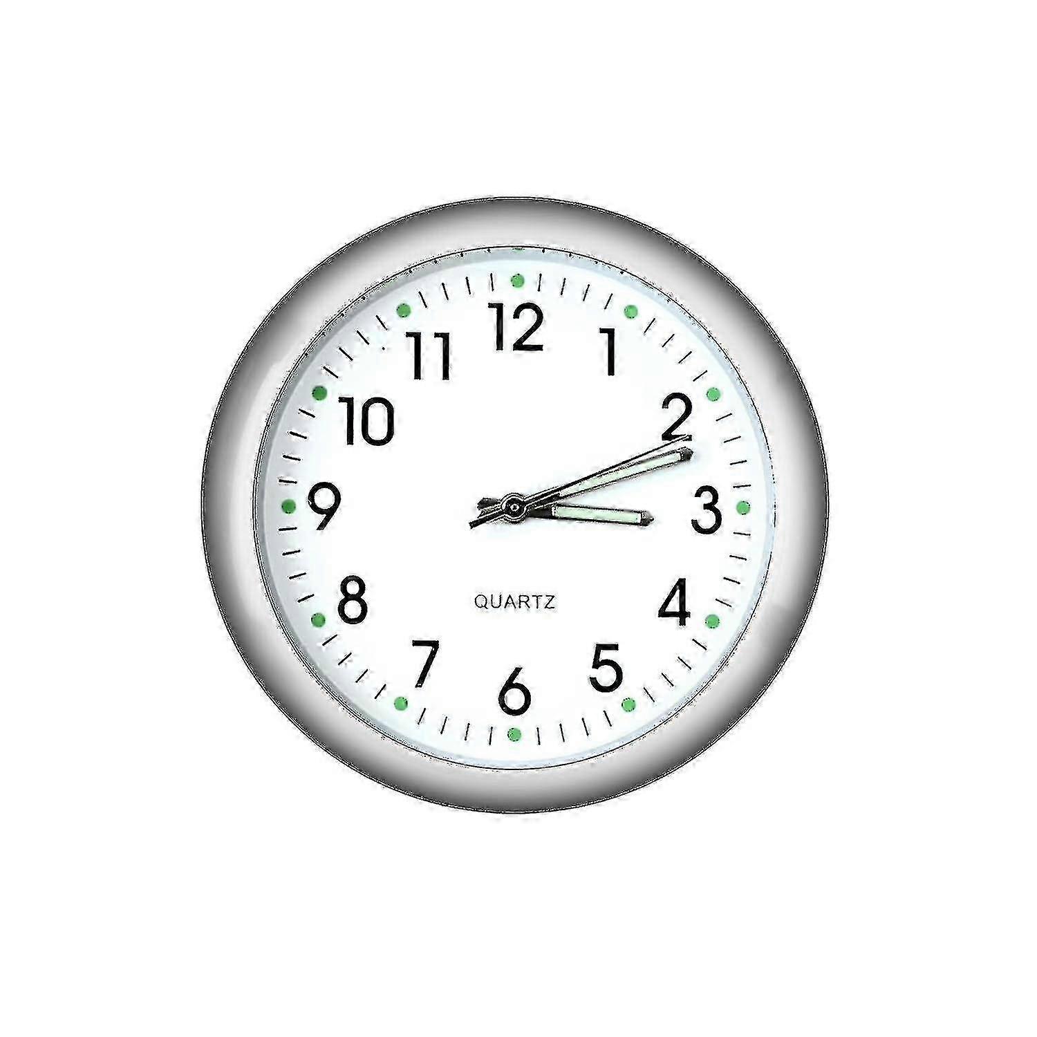 スティックオンアナログカークロック、ダッシュボード、ボート、バイク、ホーム用のミニルミナスベントクロック - Q36