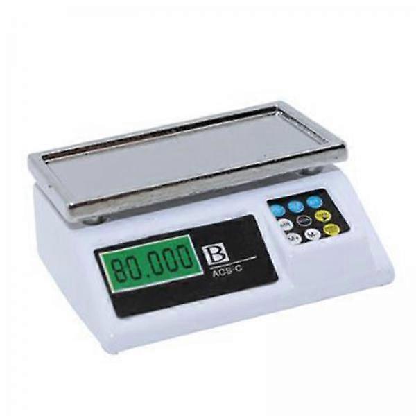 6xDollhouse Miniature Electronic Scale Baking Tool Model Collection Photo Props