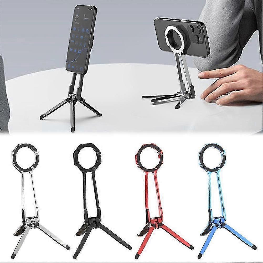 2025 Magnetic Bracket Spring Portable Triangle Mobile Phone Live Streaming Bracket