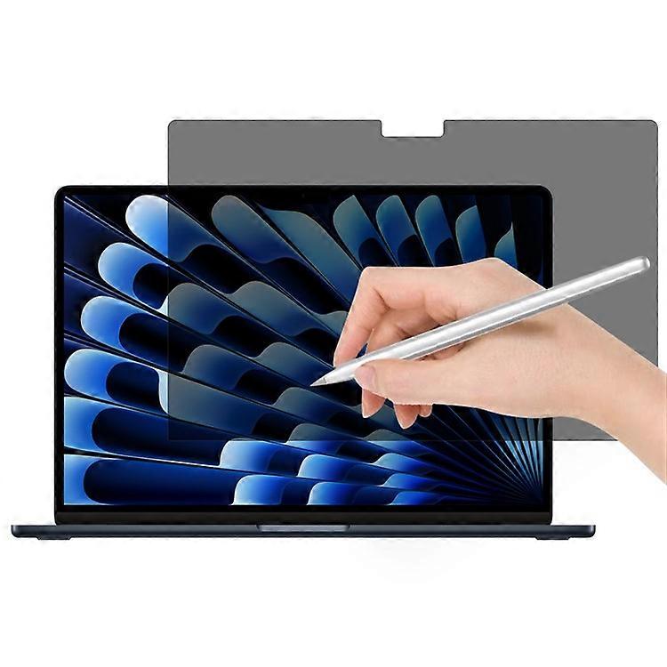 Protection d’écran de confidentialité pour Macbook Air 15 pouces (2025) / (2024) A3114 / (2023) A2941 (Version UE) (M2 / M3) Anti Spy PET Paperlik