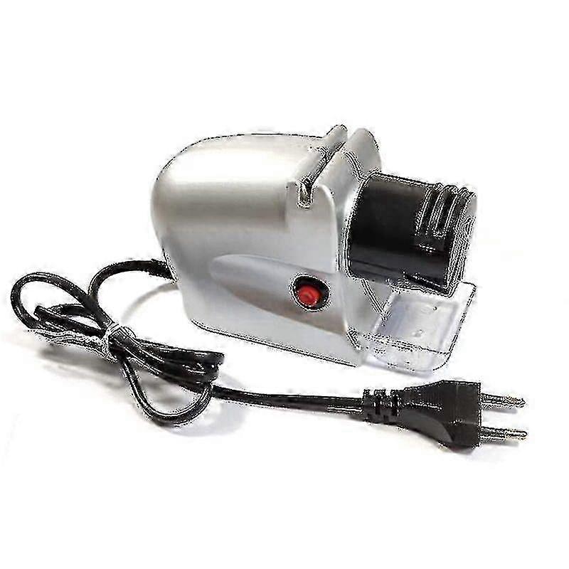 Electric Knife Sharpener for Kitchen Knives & Scissors with Non-Slip Base