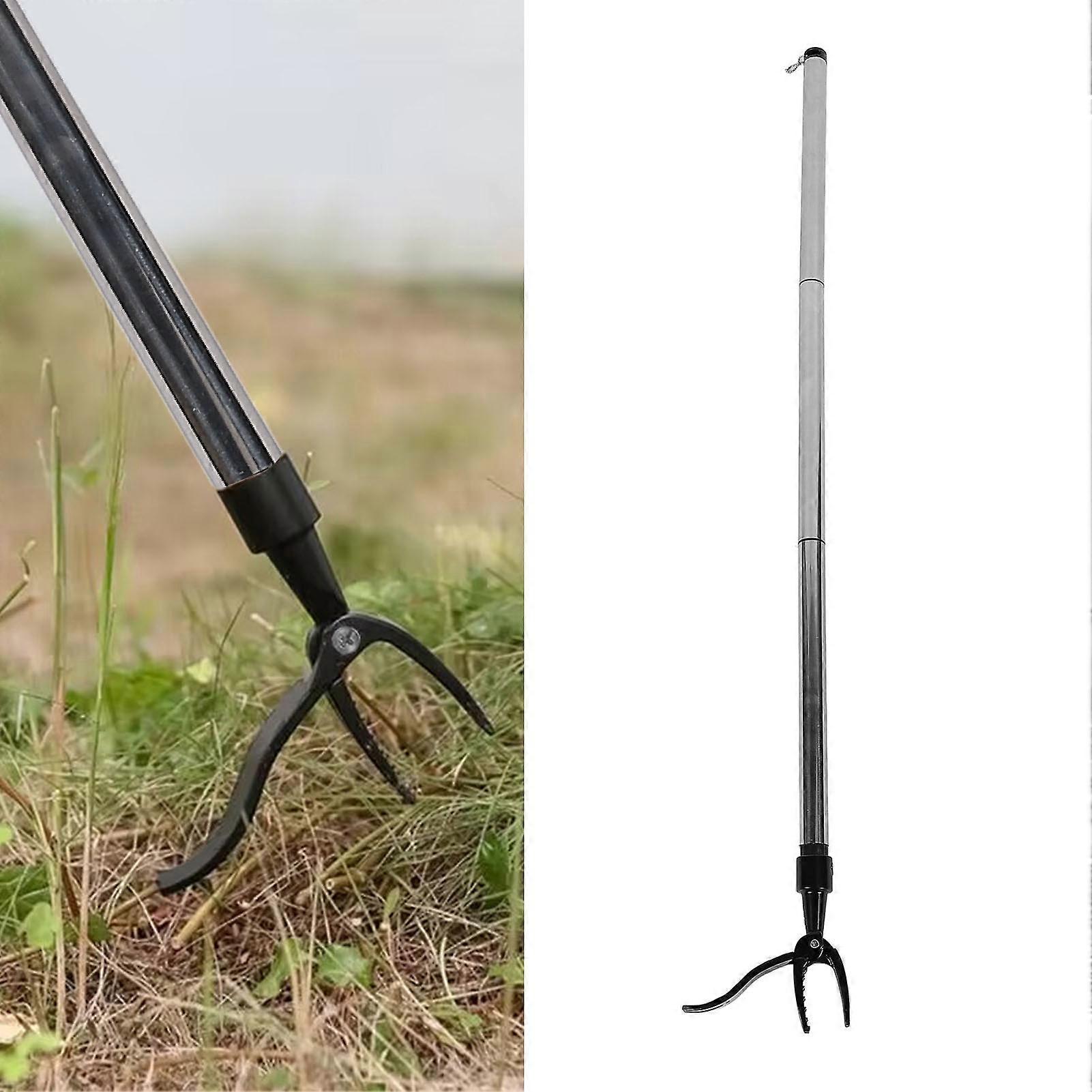 Weed Puller Quickly Labor Saving Multifunctional Effective with Ergonomic Handle Weed Root Remover Tool for Garden Vegetable Field 